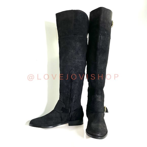 Classic | NWOT Ralph Lauren Heritage Riding Boot in Black Leather | Over-the-Kne - Picture 6 of 9